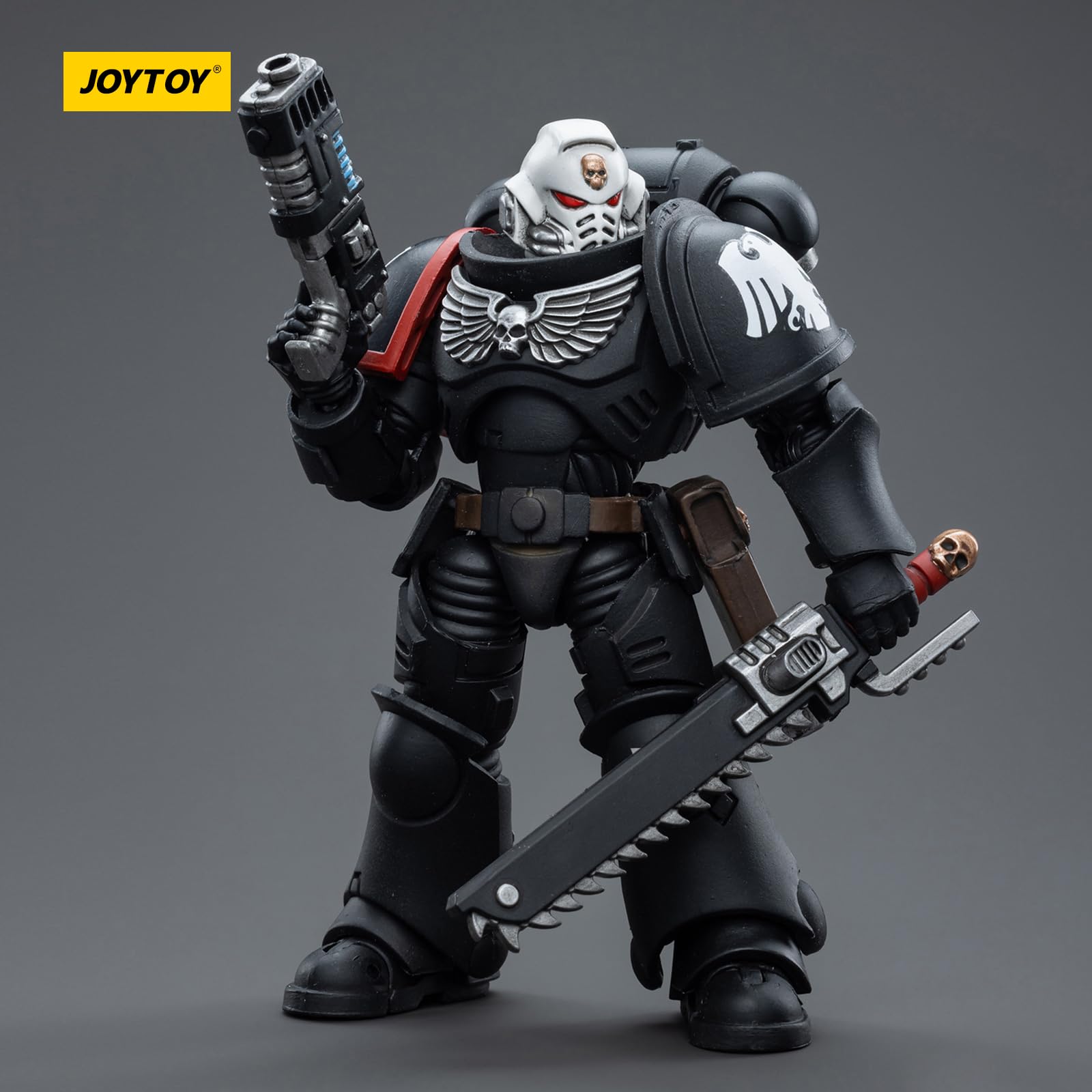 JOYTOY Warhammer 40k Raven Guard Intercessors Sergeant Ashan 1/18 Action Figure, Nb4584-uk, 12.2 cm - Image 3