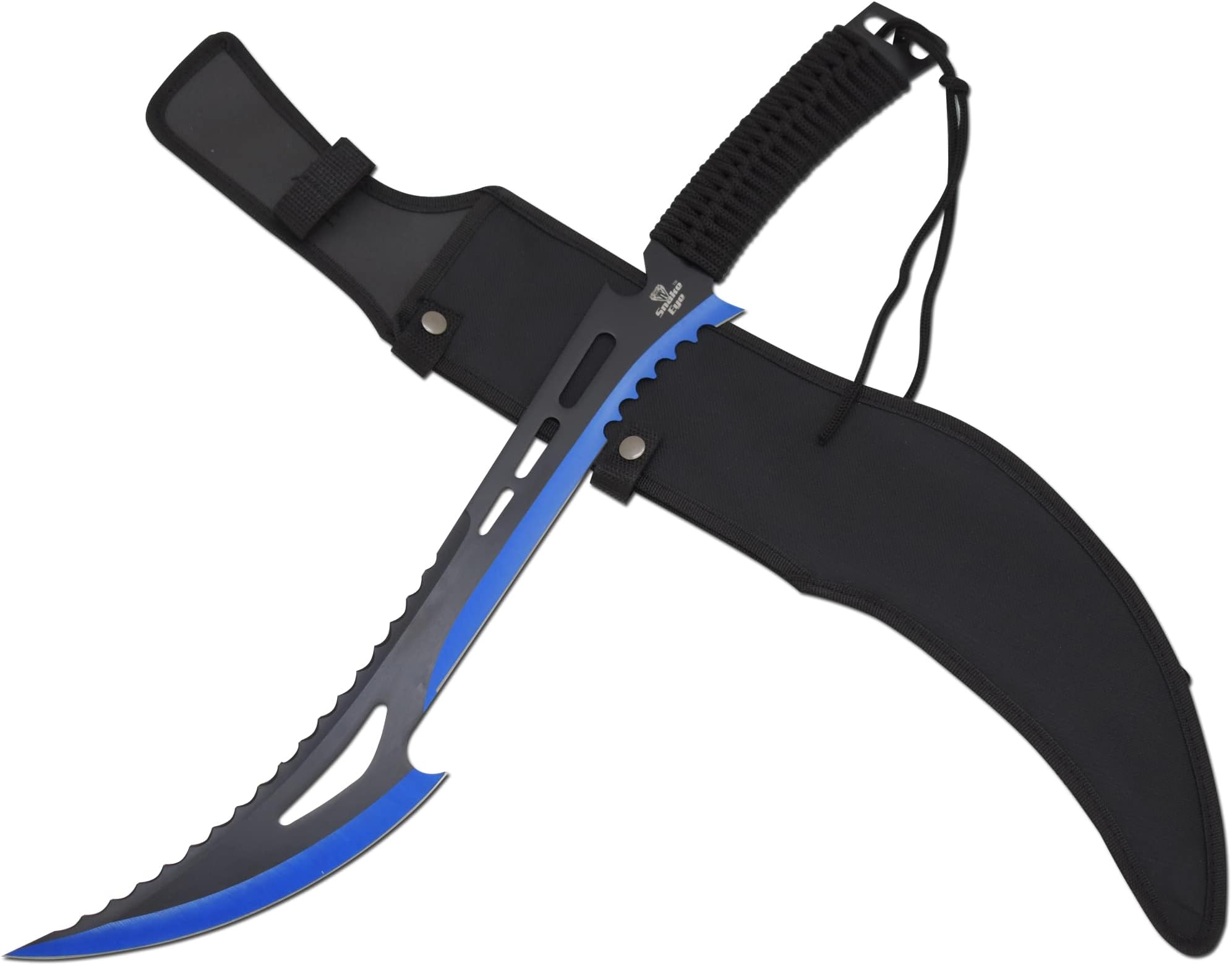 Snake Eye Tactical Fantasy Sword w/Nylon Sheath Machete Outdoors Camping