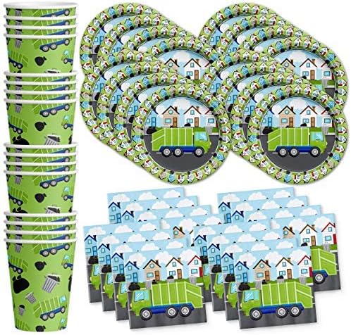 Birthday Galore Garbage Party Supply Bundle