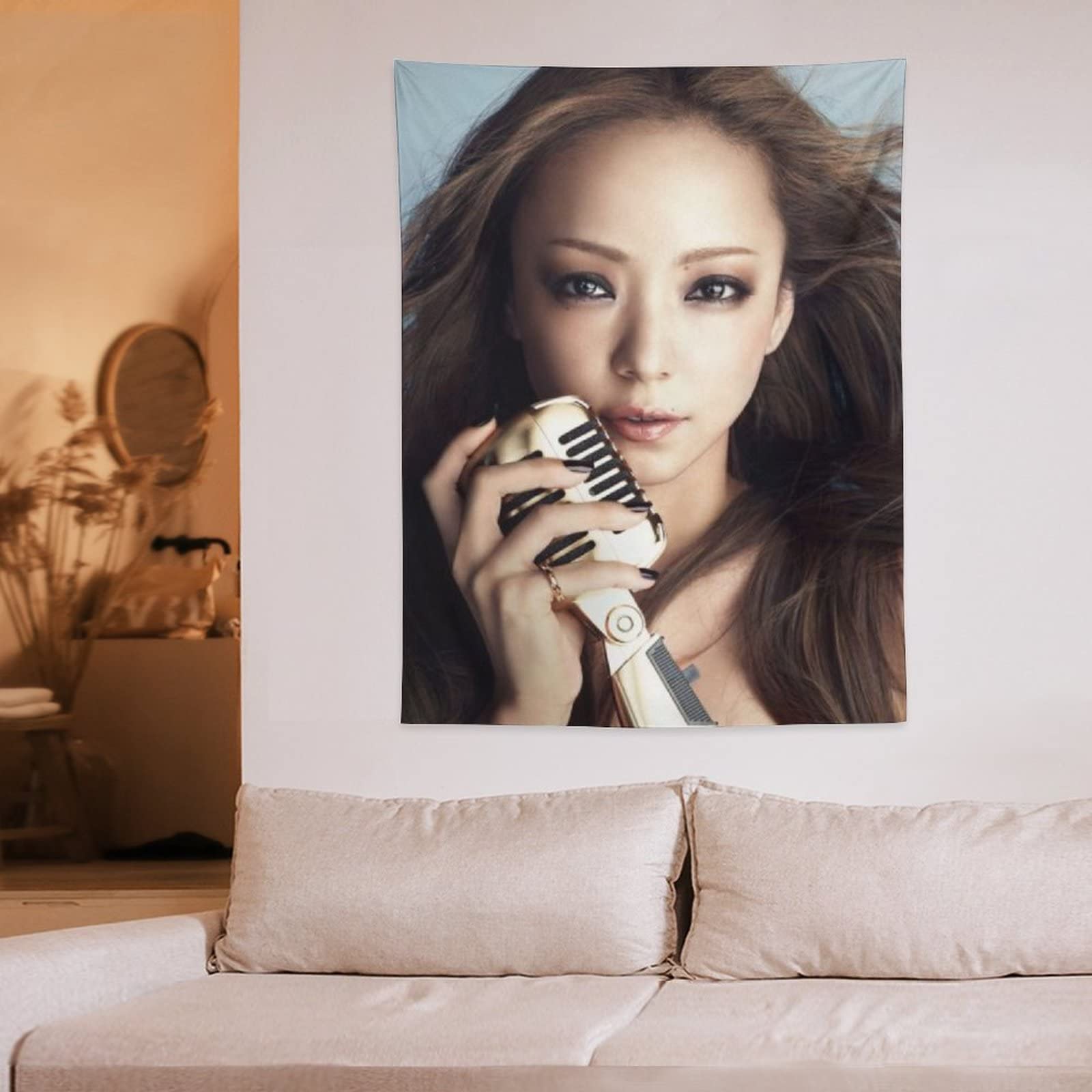 Amazon.co.jp: 安室奈美恵 タペストリー 壁掛け ホーム装飾 背景布