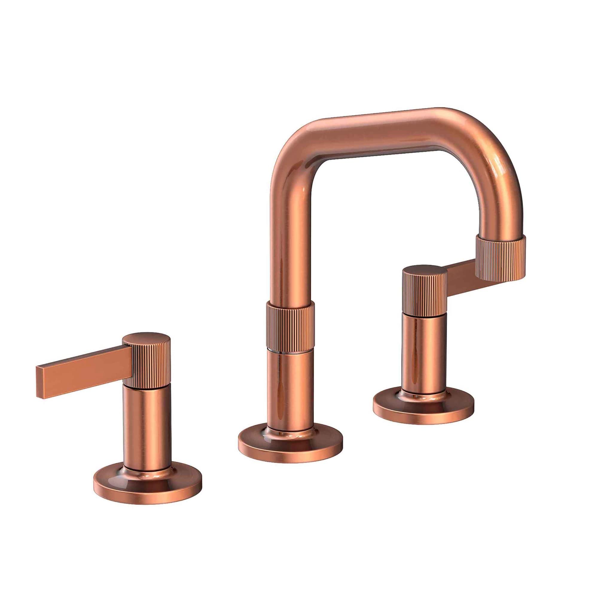 Newport Brass 3230 Pardees 1 2 GPM Deck Mounted Widespread Bathroom Faucet with Pop-Up Drain Assembly - Antique