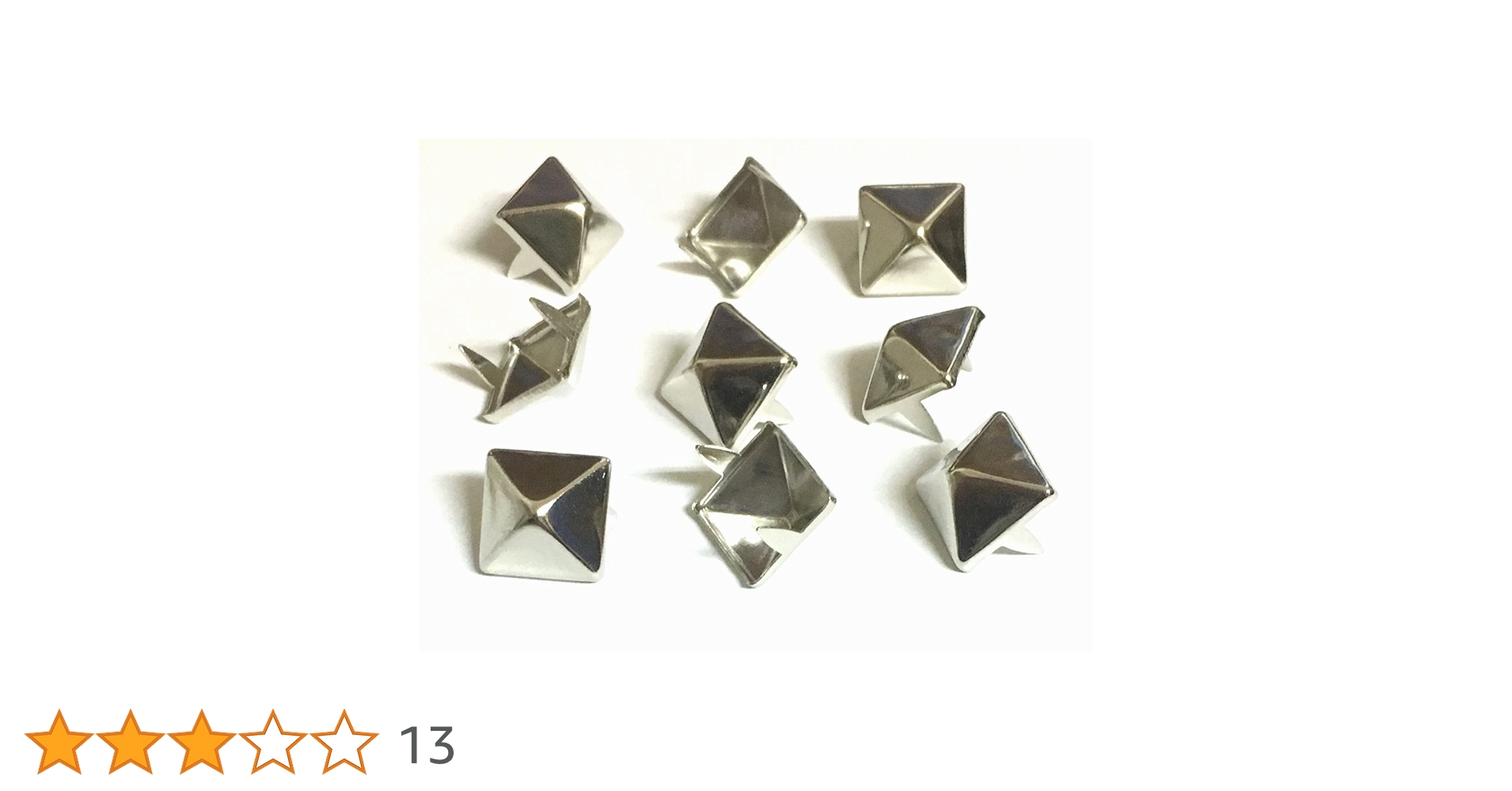 70s レザースタッズバングル　ピラミッドスタッズ　dot Amazon.co.jp: [ease] ピラミッドスタッズ 鋲 角鋲 山高め 12mm