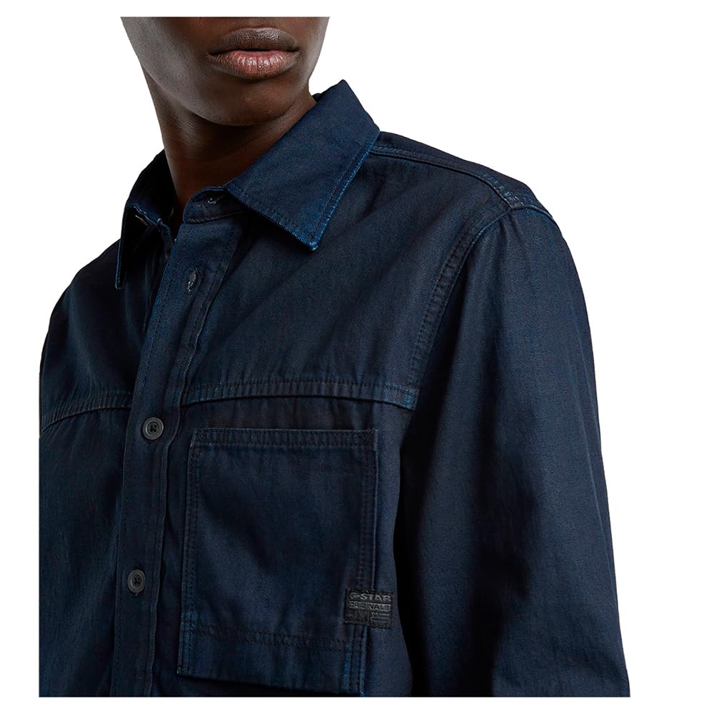 G-STAR Koszulka Mężczyźni Koszula Z 1 Kieszenią Regular Denim