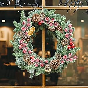 Redberrystemsfloralpineconeschristmasartificialpinebranchesevergreenbranchberriesdecor10pcsholidayfloralpickshollystemfordecorationdiychristmascraftwreathdecoration Urban Country Home Decor Red berry stems floral pine cones christmas artificial pine branches evergreen branch berries decor 10pcs holiday floral picks holly stem for decoration diy christmas craft wreath decoration urban country home decor