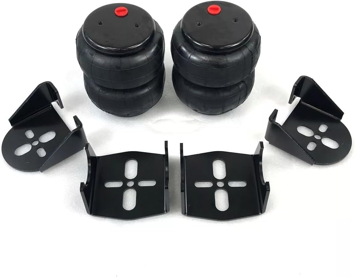 2pcs 2500 lb Air Bags Combo+Universal Parallel 4 link suspension kit + Weld On Rear Suspension Mount Bracke Kit for 2.75" Axle Most Pickup Trucks, Hotrod, Ratrod or Classic Car