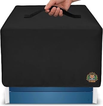 Printer Dust Cover for HP Color LaserJet Printer Pro MFP 4301fdw - Waterproof Anti-Static Dustproof Cover, Foldable 19.3x18.9x13.8in with Handle 300D Oxford Fabric for Office and Home