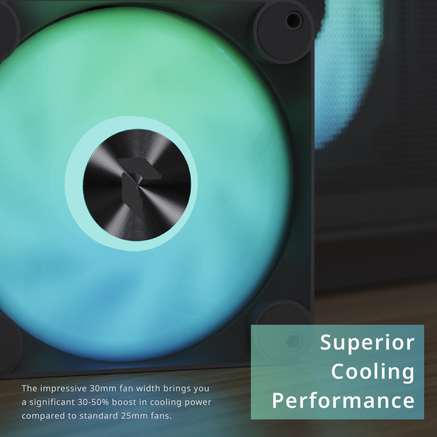 APNX FP2-120 PWM Lüfter, ARGB - 120mm, Schwarz