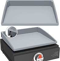 Vista 18 de Cubierta de parrilla de silicona para Blackstone - 36 pulgadas de cobertura verdadera y completa, resistente de grado alimenticio, tapete protector