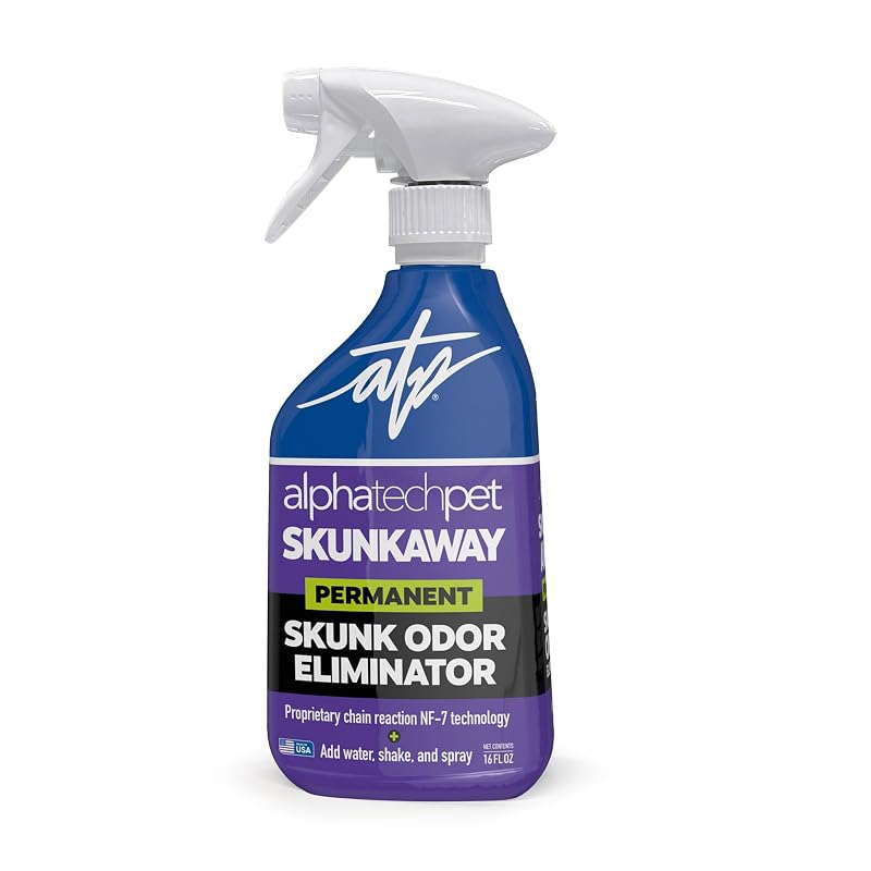 Removedor de Odor de Gambá para Cães, Tecidos e Carpetes ATP Skunk Away 500 mL
