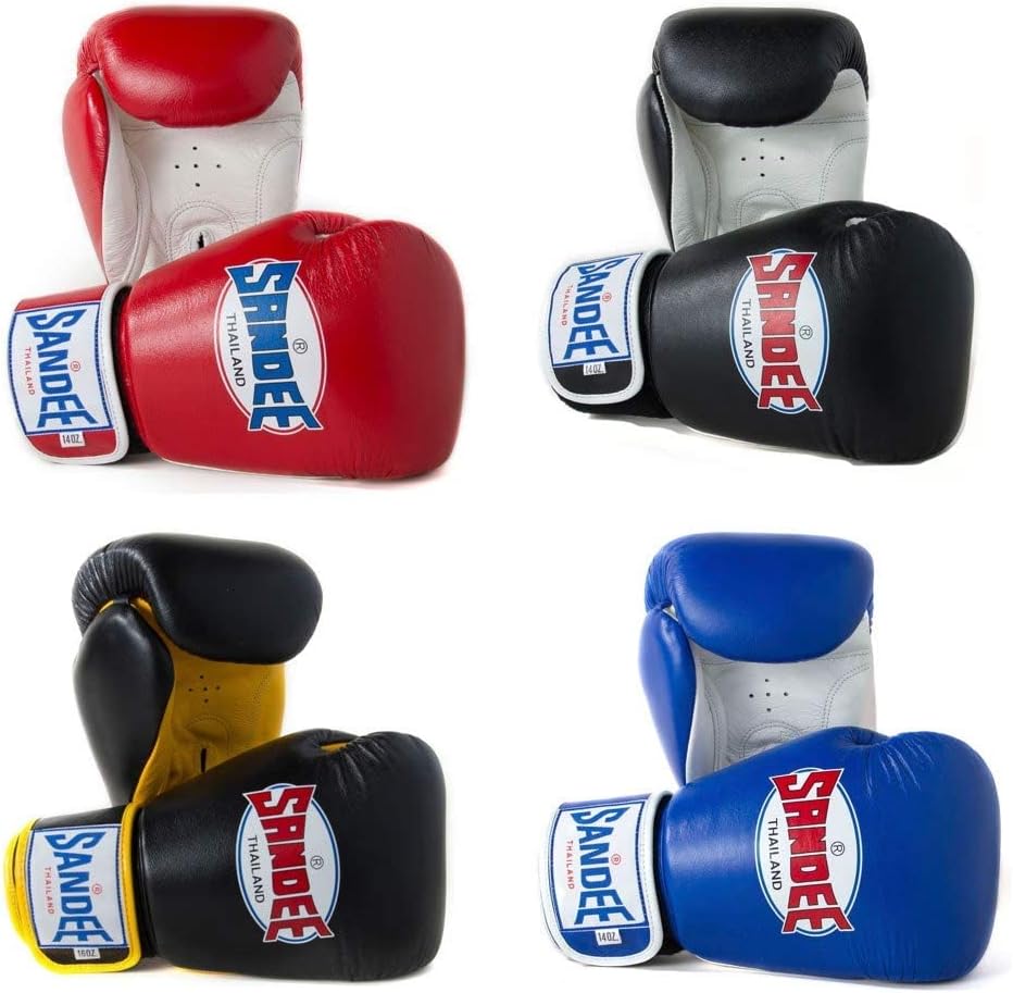 Sandee Authentic Boxing Gloves 4oz 6oz 8oz 10oz 12oz 14oz 16oz Muay