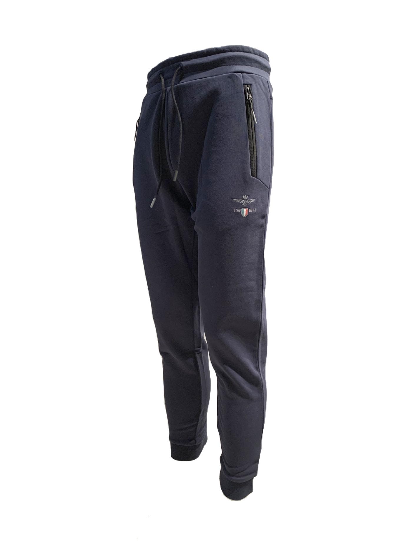 Aeronautica Militare Pantalone Joggers da Tuta PF965 in Felpa, da Uomo
