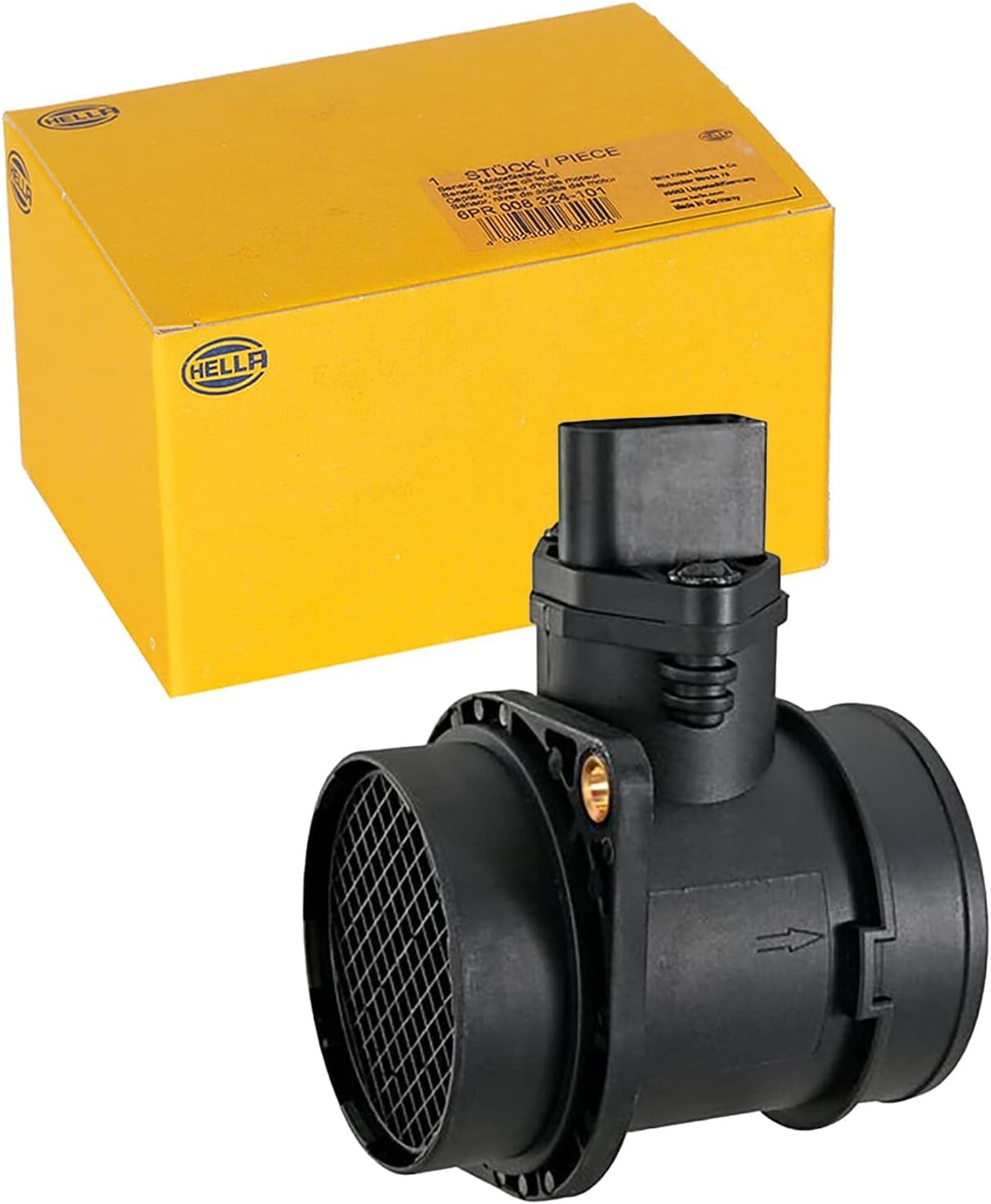 HELLA 8ET 009 149-031 Air Mass Sensor - 5-pin connector - Bolted