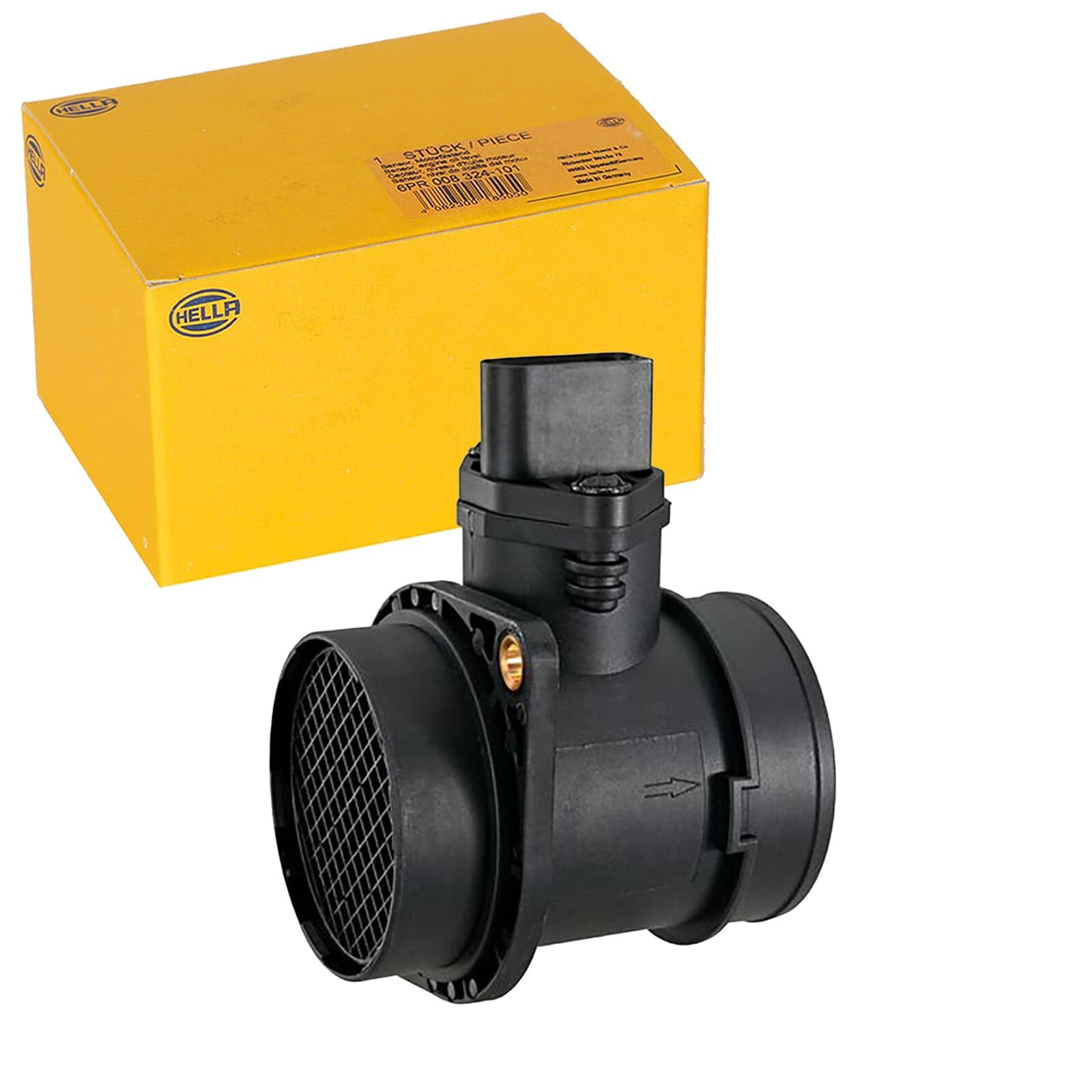 HELLA Debimetro 8ET009149-031 | Compatibile con: AUDI A3, A4 B6, A4 B6 Avant, A6 C5, A6 C5 Avant, TT, TT Roadster, SEAT ALHAMBRA, ALHAMBRA VAN, IBIZA III