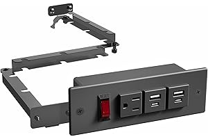 Compact and Convenient Drawer Outlet Organizer with Charging Station