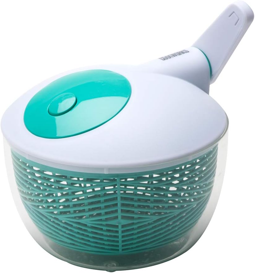 Mind Reader 2.5 Quart Salad Spinner with Handle, Lettuce