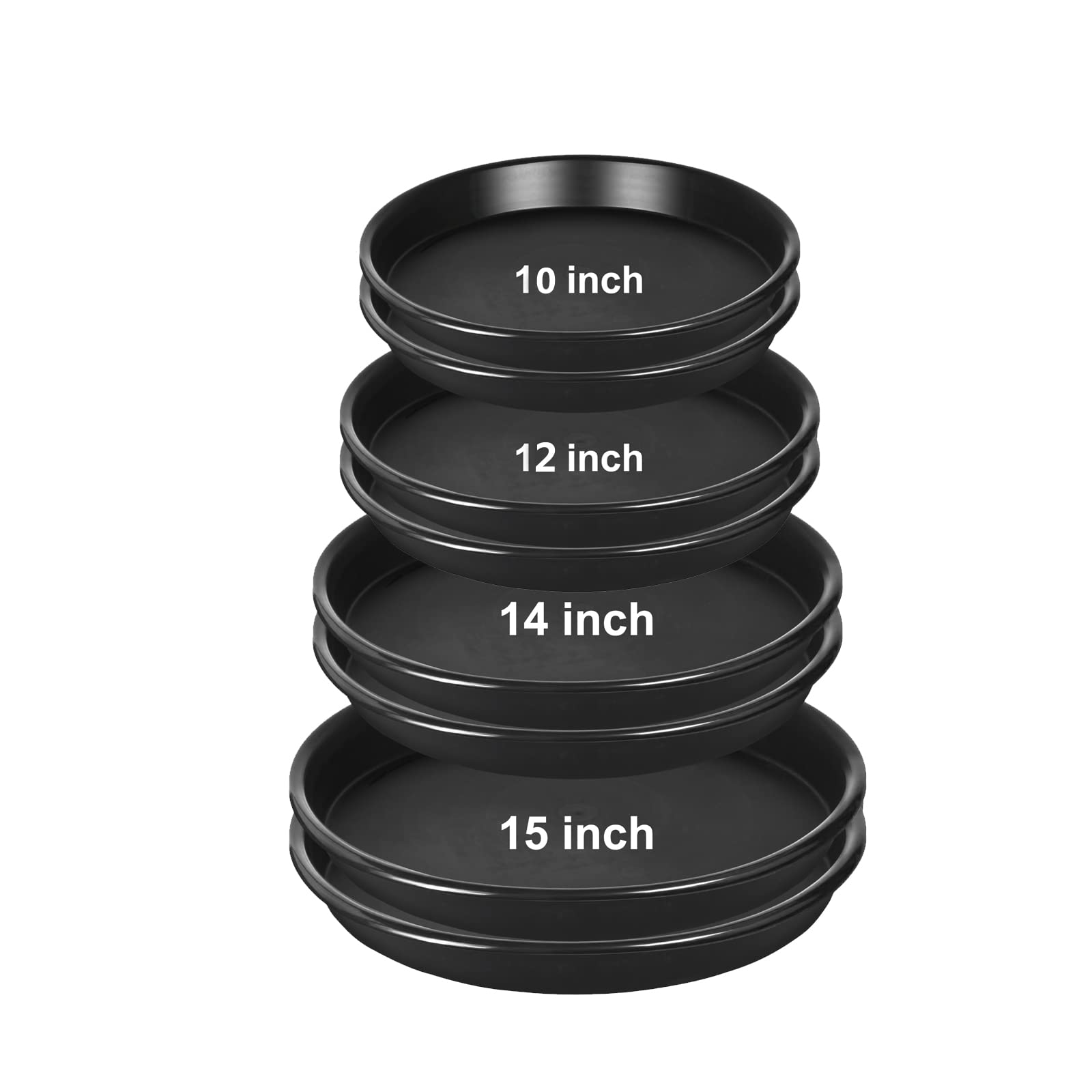 NABAOXUN Assorted Plant Saucers