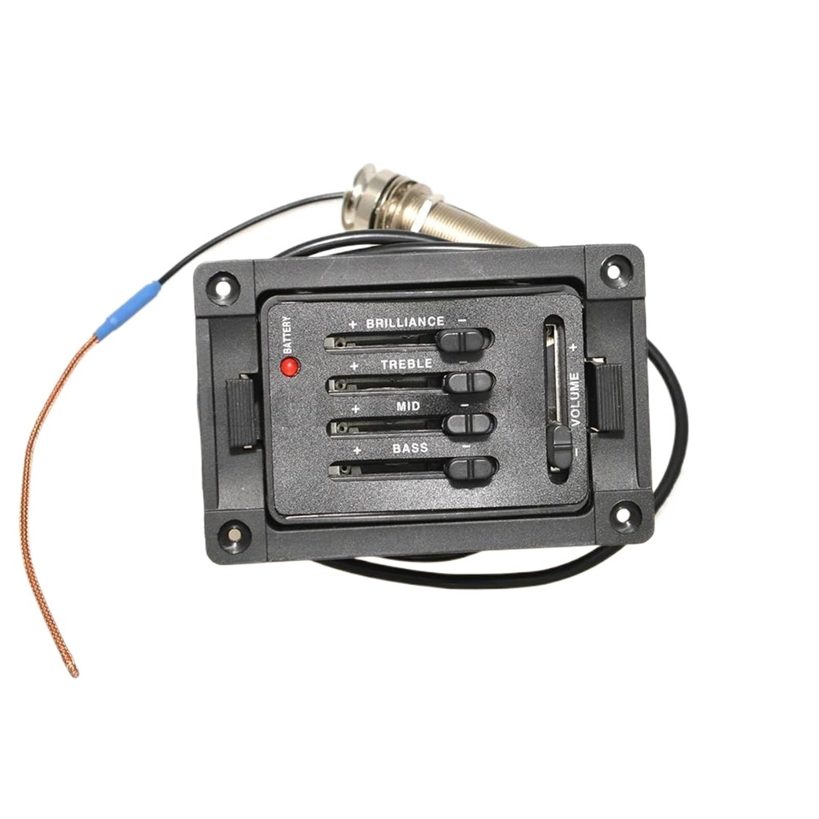 Preamplificatore EQ A 4 Bande 4 Pickup Per Chitarra Classici Per Parti Di Accessori Per Pickup Per Strumenti Acustici Classici