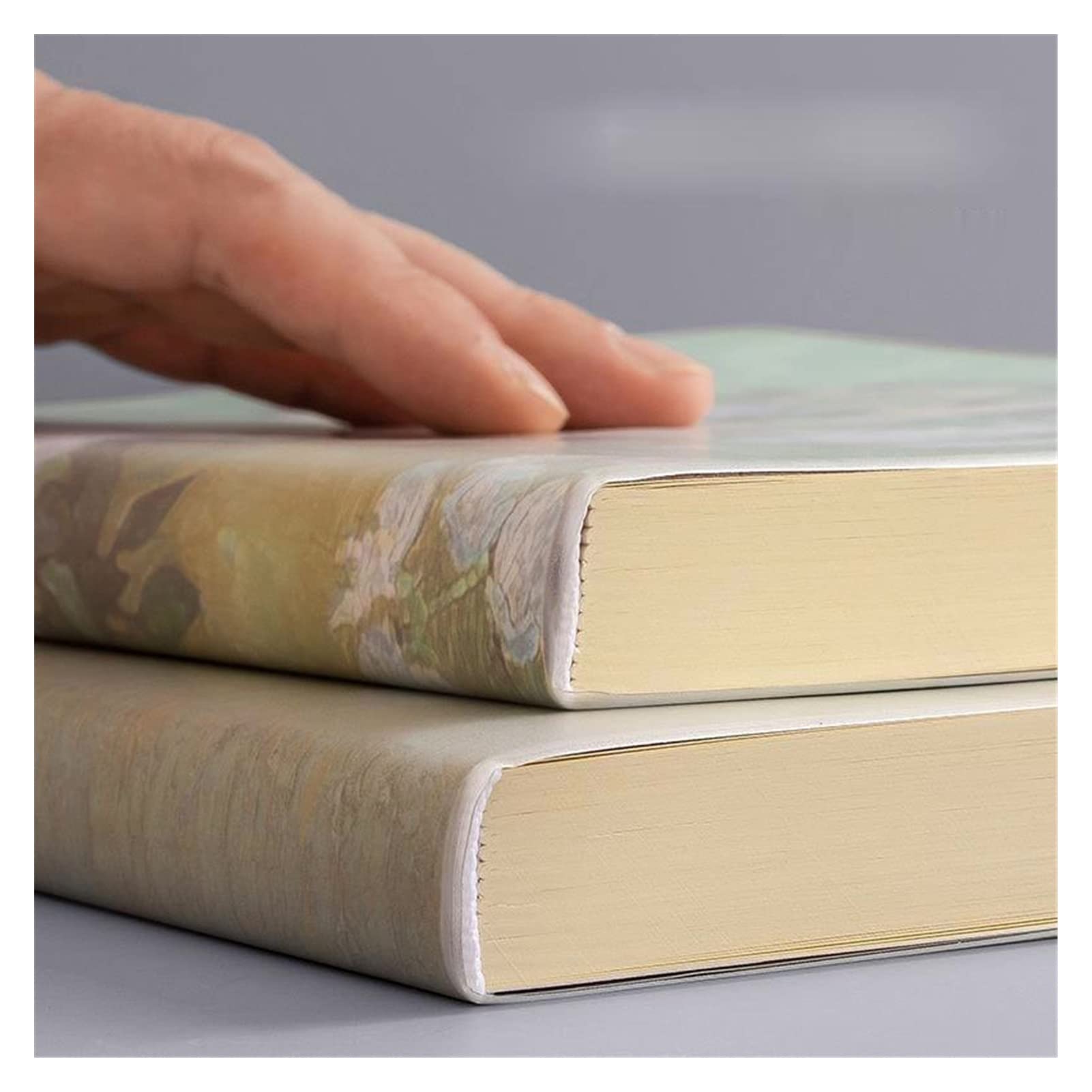 200 fogli super spessore PU. Pelle A4 Journal Notebook Notebook Daily Business Office Work Notebook Notebook Notepad Diario Diario Forniture scolastiche (Color : 2pcs 1)