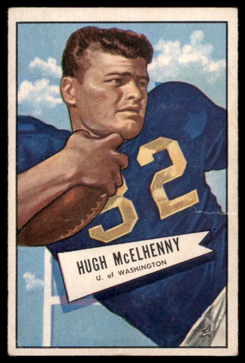 Football NFL 1952 Bowman Large #29 Hugh McElhenny VG Very Good RC Rookie 49ers Creased