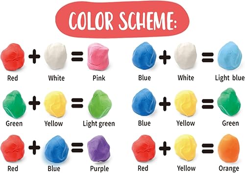 Miniatura 4 de HASAYAQI Compuesto de masa 8 cajas de colores, latas de 2 onzas, a partir de 3 años, multicolor