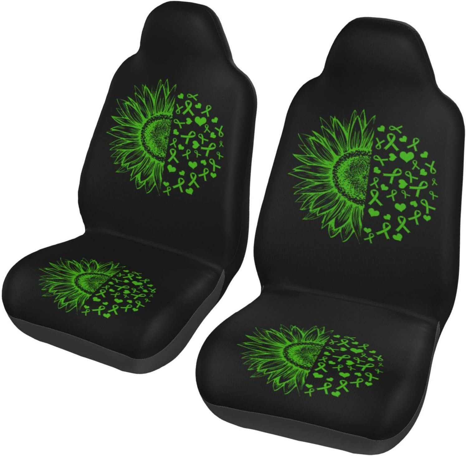 Vintage Maryland Flag Car Seat Covers Front Seats-Universal Automotive Seat Covers Full Set of 2 Pcs,Fits Most Cars SUV and Truck
