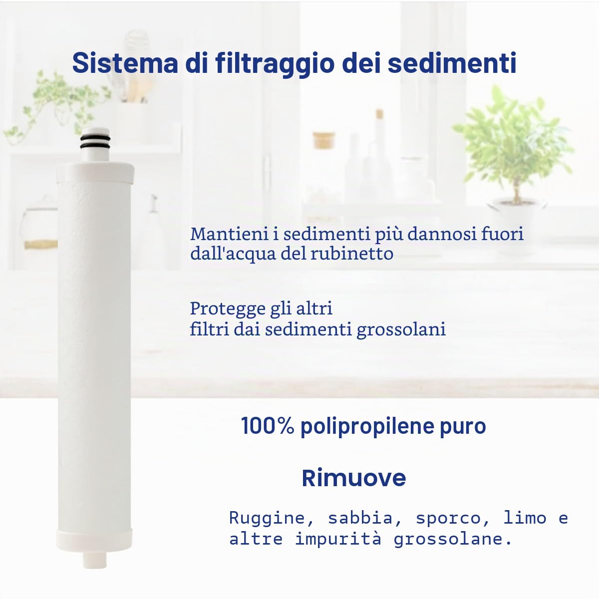 Prefiltro di ricambio compatibile con Culligan AC 30 a osmosi inversa (RO), con membrana