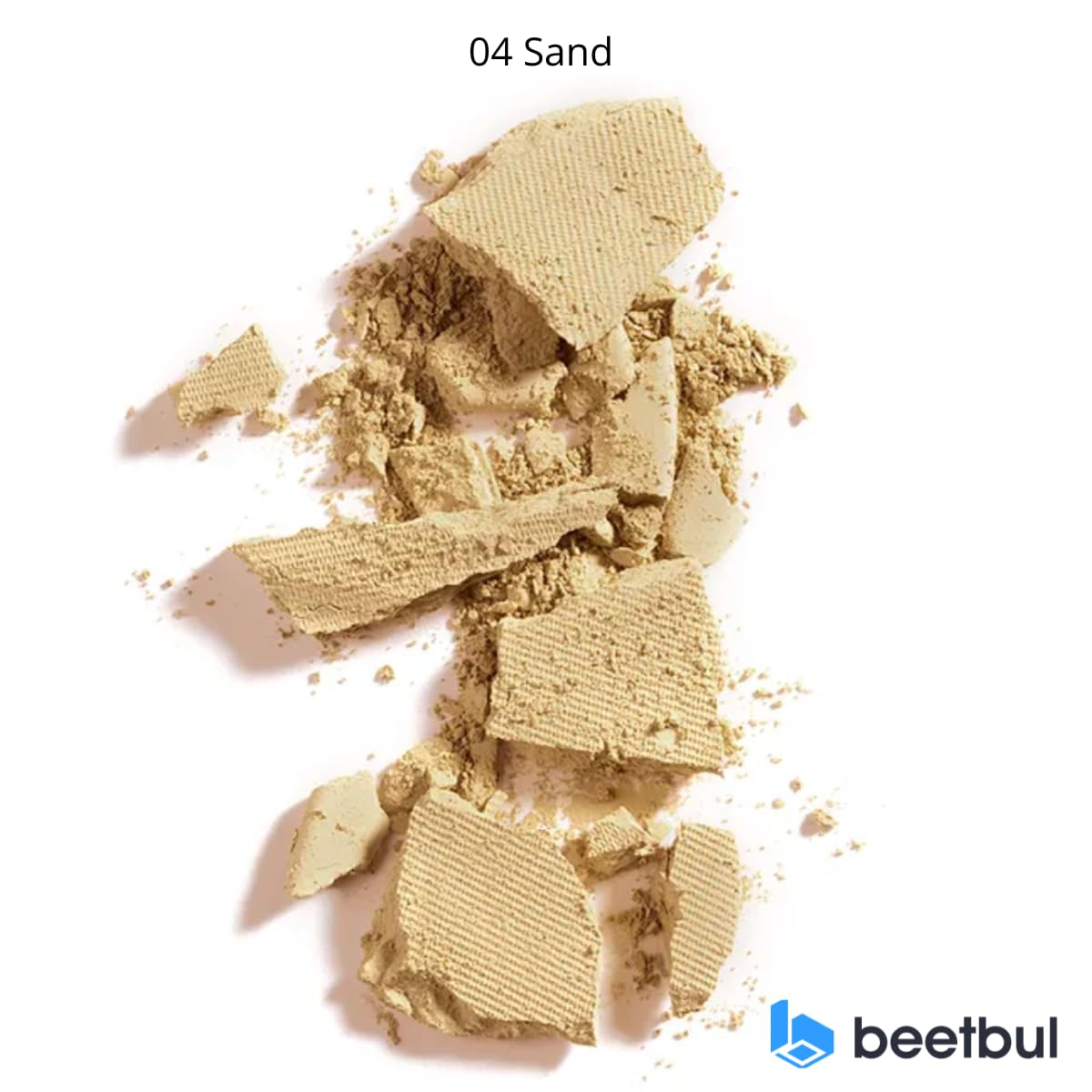 Beetbul Makeup & Exfoliation Kit - Bissú Compact Powder + 1 Medium Velvet Puff + 2 Finger Puffs + 1 Facial Exfoliating Sponge (04 Sand, One Size) - Image 2