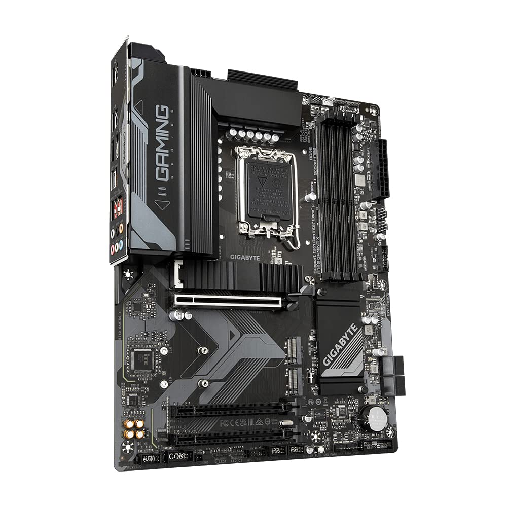 GIGABYTE B760 GAMING X Scheda Madre - Supporta processori Intel Core 14ª generazione, VRM digitale a 8+1+1 fasi, fino a 7600MHz DDR5 (OC), 3x PCIe 4.0 M.2, 2.5GbE LAN, USB 3.2 Gen 2
