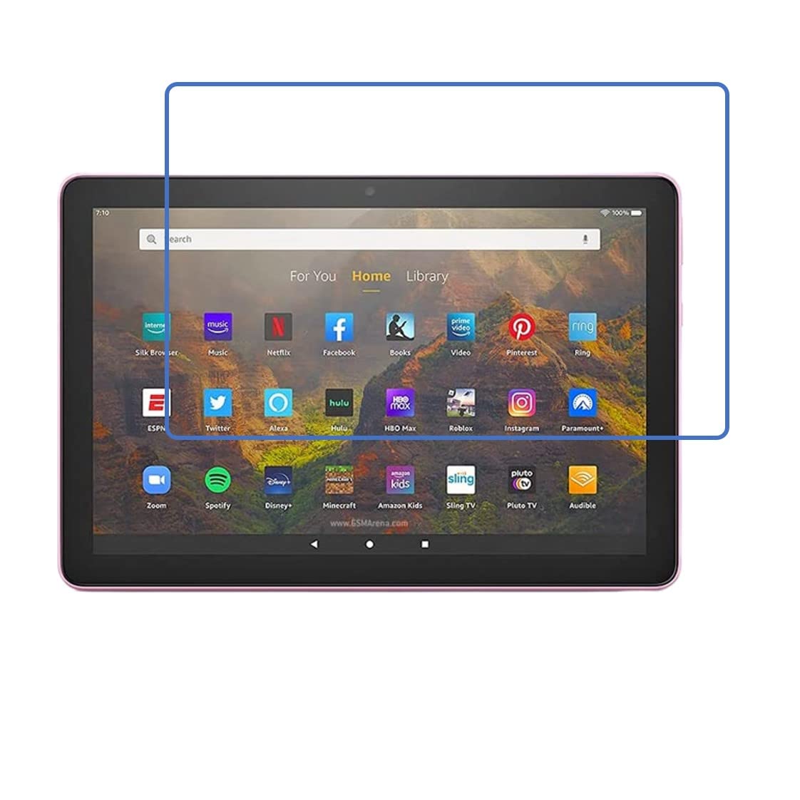 DVTECH� 9H Protective Ultra Clear Unbreakable Tablet Screen Protector for Amazon Fire HD 10 (2021) (Not a Tempered glass) (B0BDS12RR2) Amazon Price History, Amazon Price Tracker