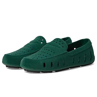 Floafers Kids Prodigy Driver Faux Suede (Toddler/Little Kid/Big Kid) Kids Shoes Emerald Vegan Suede