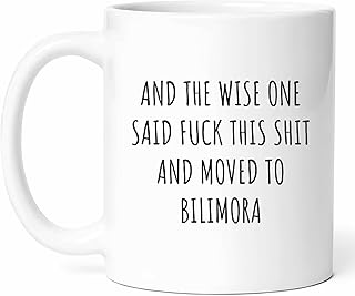 Moving To Bilimora Mug - Gujarat City Coffee Cup - Relocation Funny Gift From - Riverside Town Tea Mugs - Charm Cups - 11 Oz Ceramic Gifts For Residents, Birthday, Him, Her, Christmas, New Home