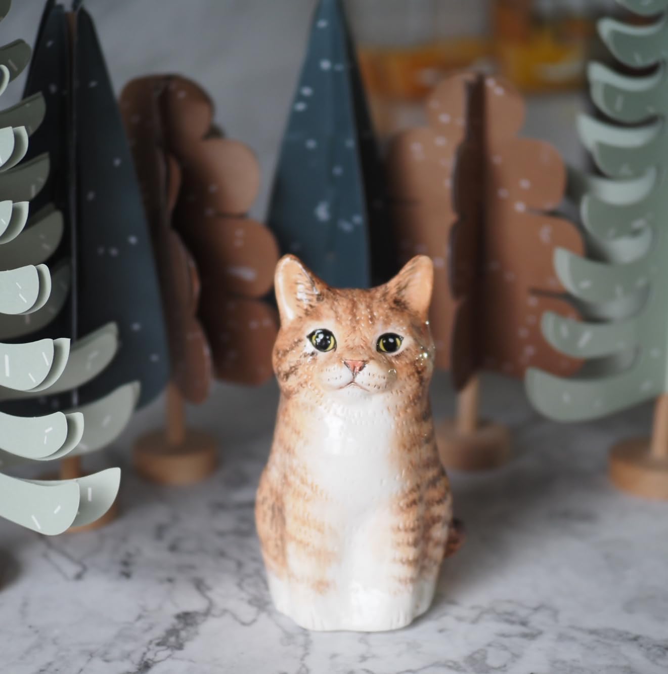 M size Custom Ceramic Cat Sculpture, Pet Cremation Urn, Custom Pet Memorial Personalized Gift, Memorial for Pets