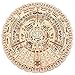 Wood Trick - Calendario Maya - Puzzle 3d di legno Tagliato al Laser - Set di Costruzione Meccanica - Rompicapo per Bambini, Ragazzi e Adulti - Assemblaggio senza colla- 73 pezzi