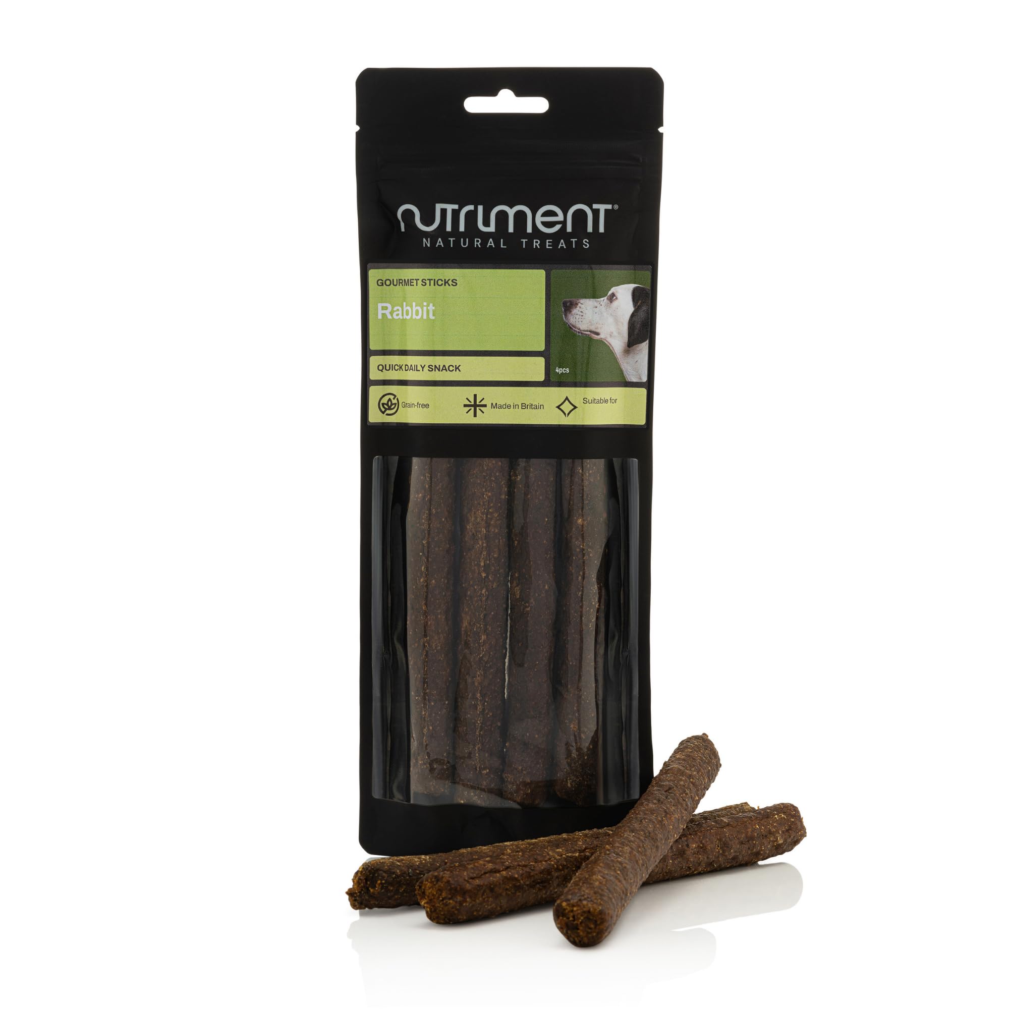 Natural Treats Gourmet Sticks Rabbit (4pcs) Highly Digestible Grain Free Treats โ image 1