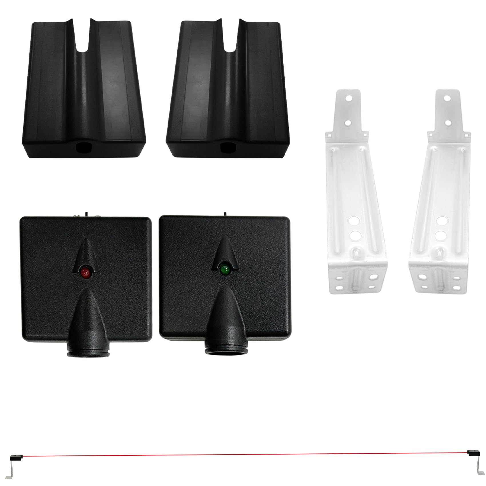 Garage Door Sensor GSTB-R STB-BL for Genie Garage Door Openers Manufactured After 1993, Garage Door Sensor Sun Shield, Includes Mounting Bracket,