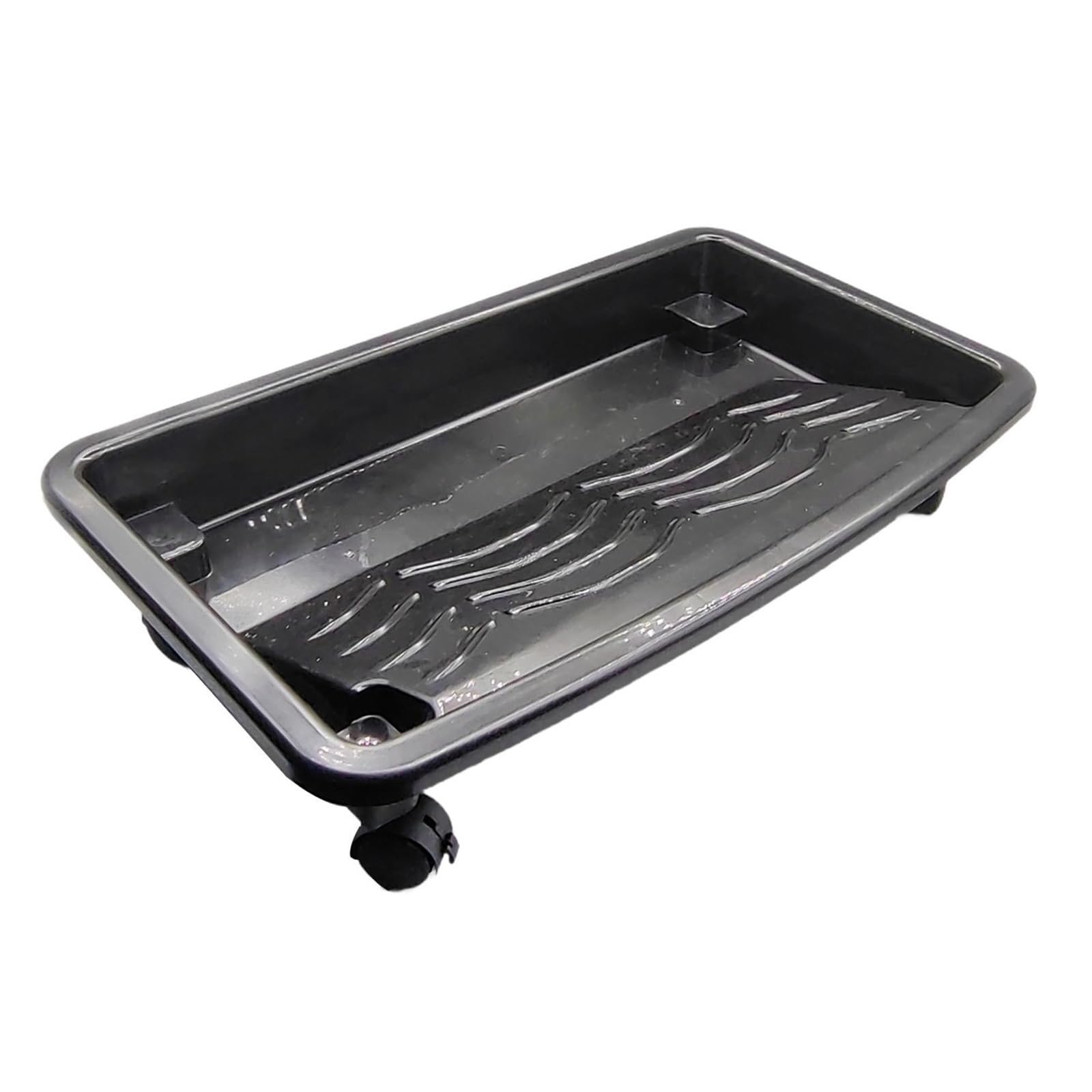 2PCS Paint Roller Tray With Wheels Convenient Construction Wall Decor Tool for Roller Brushes