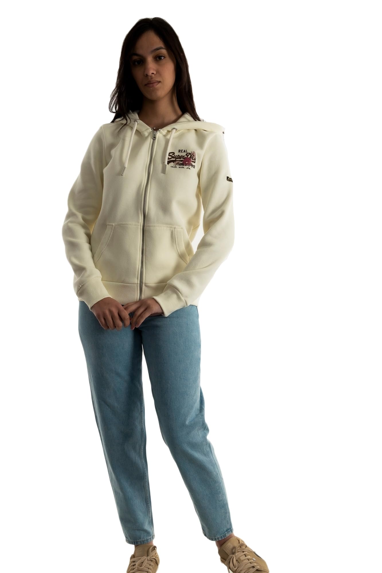 Vintage VL Narrative Ziphood, Felpa,