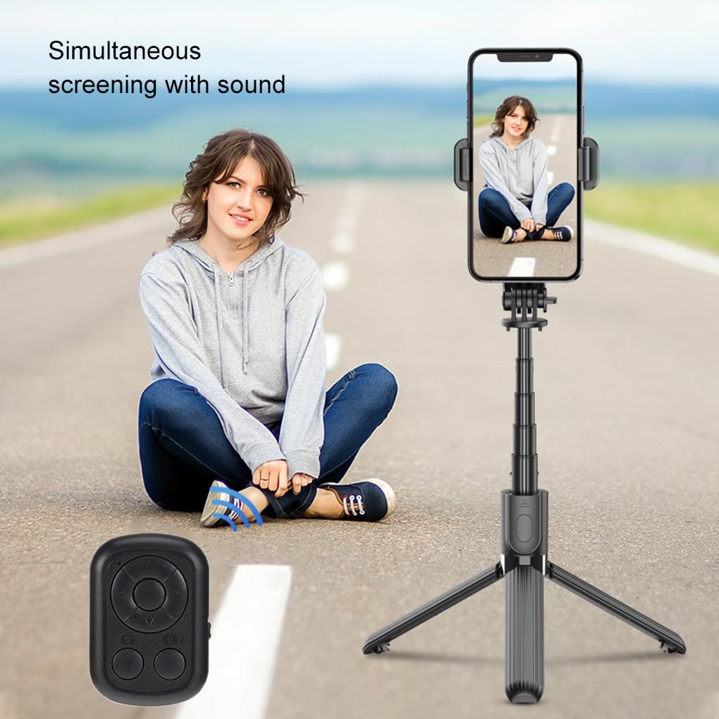 Agarre Composición de Larga Distancia Reconoce inteligentemente la Pantalla ruidosa del teléfono Cámara para ABS Selfie Trasero Fácil de agarrar
