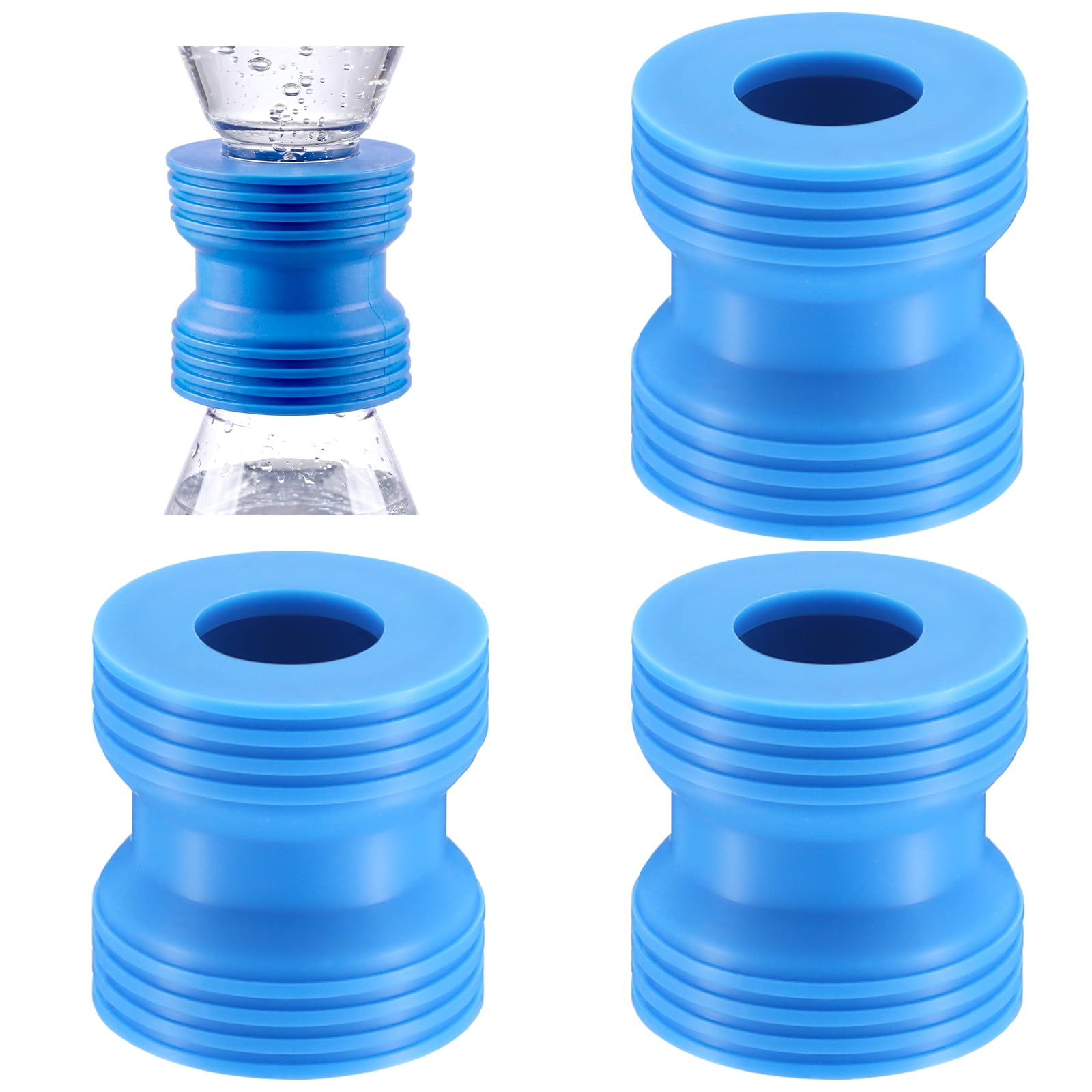 3 Pcs Bottle to Bottle Transfer Connectors Bottles Emptying Cap Kit