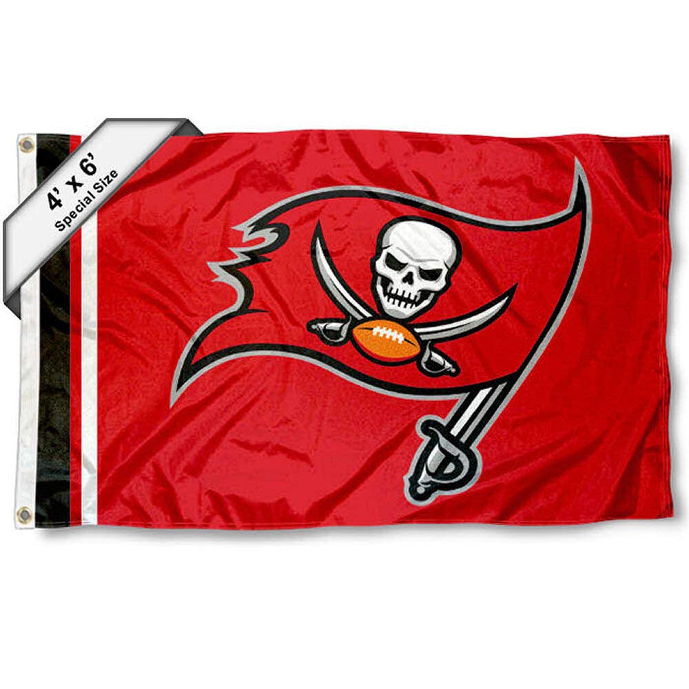 Amazon.com : Tampa Bay Buccaneers 4 ft x 6 ft Foot Flag : Sports
