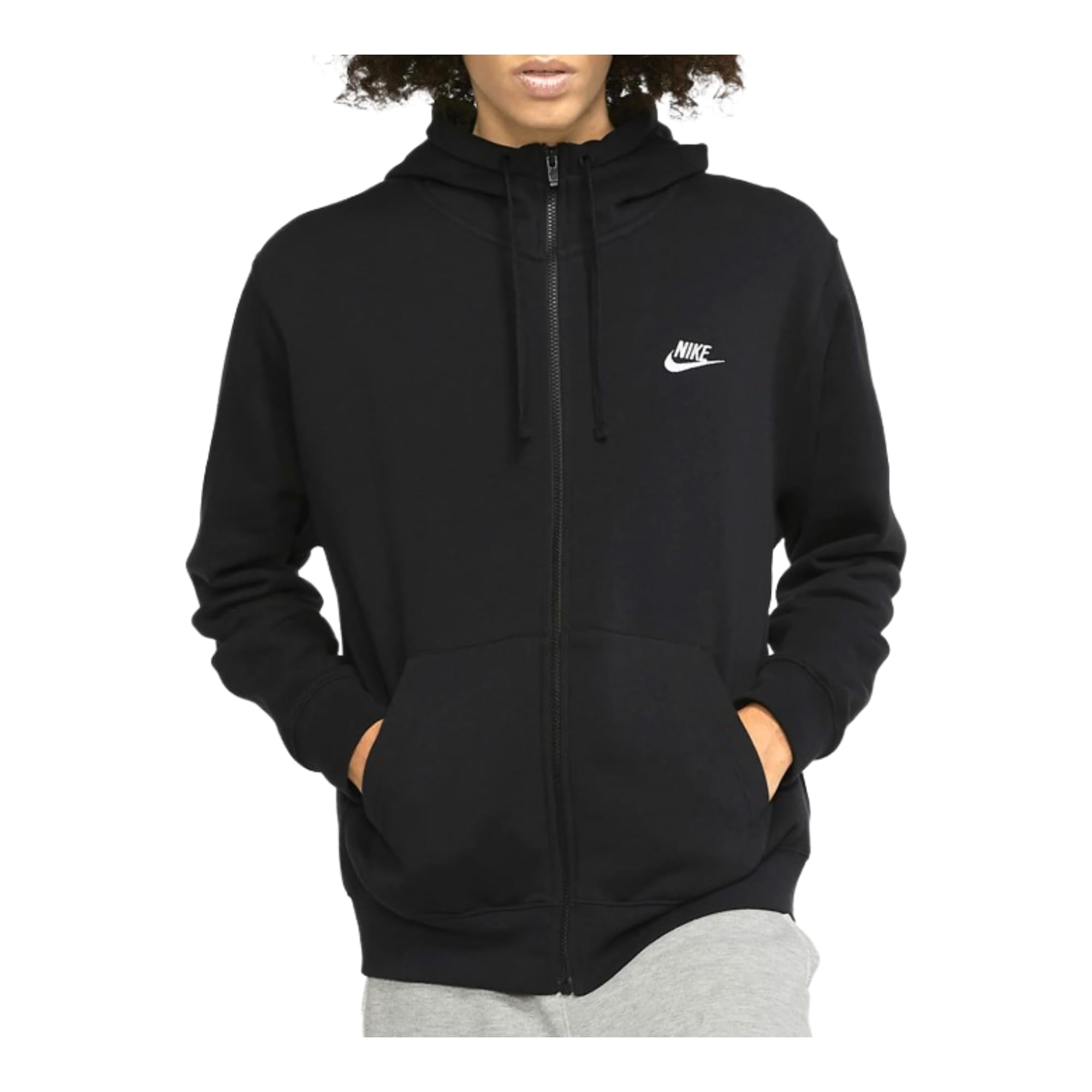 Nike Mens Sportswear Club Fleece Full Zip Hoodie
