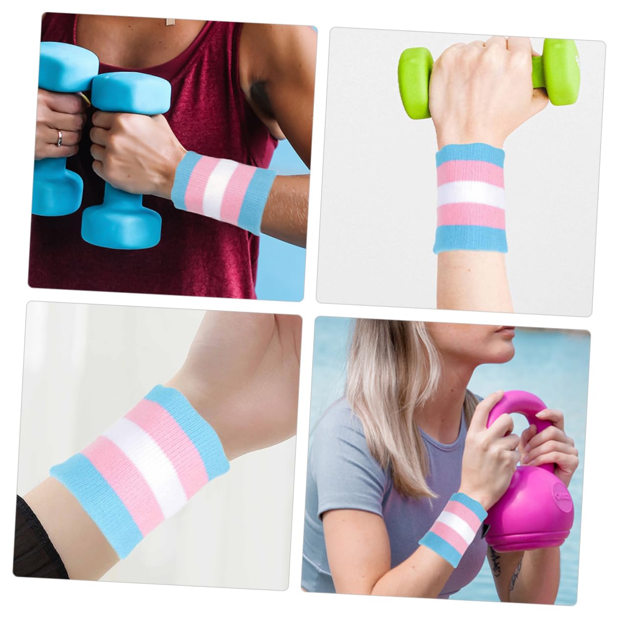 POPETPOP 1 Pair Wrist Support Braces for Sports Comfortable Reusable Wristbands for Basketball Football Running for Sweat Absorption Wrist Fixation