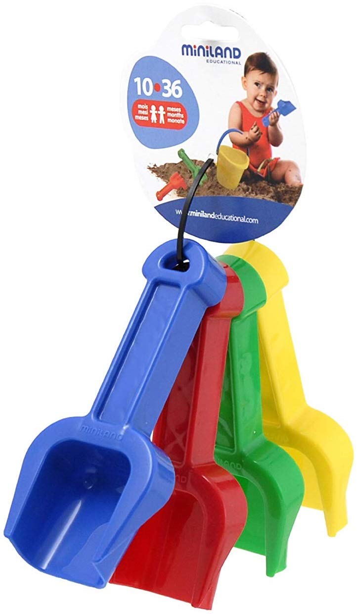 Miniland 29015 Baby Special Assorted Spades Set (4-Piece)