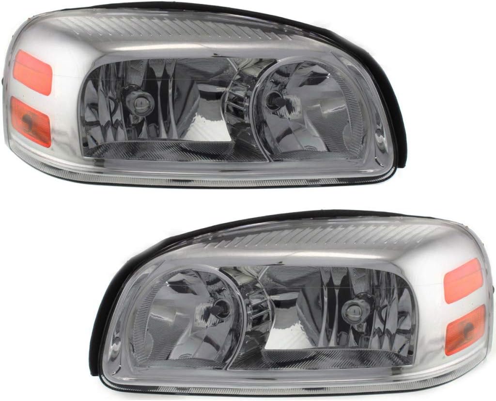 CarLights360 For 2005 2006 2007 Buick Terraza Pair Headlights Driver and Passenger Side GM2502256 GM2503256-replaces 25891660 25891661
