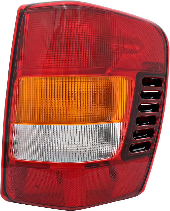 JP Auto Compatible with Jeep Grand Cherokee Tail Light Lamp 2001 2002 2003 2004 Passenger Right Side
