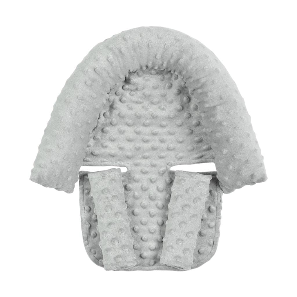 bnf® newborn baby head support pillow infant strap covers strollers pushchair gray baby | car safety seats | car seat accessories
