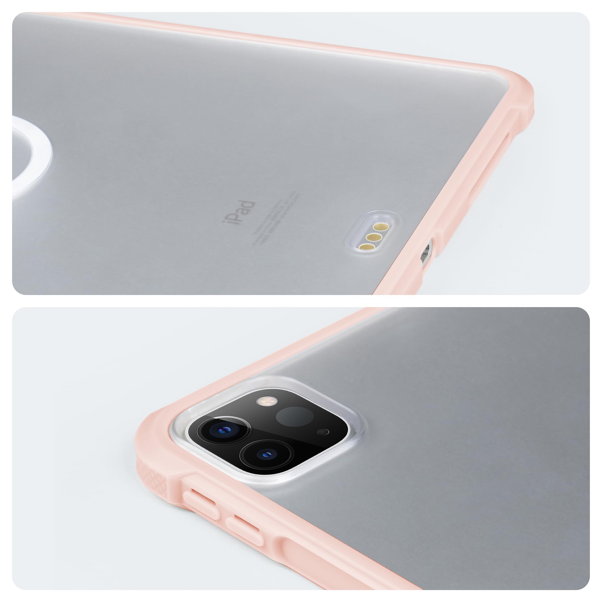 Magnetic Case For IPad Air 6th Gen 13" 2024 | Anti-Yellowing Transparent Protective Cover