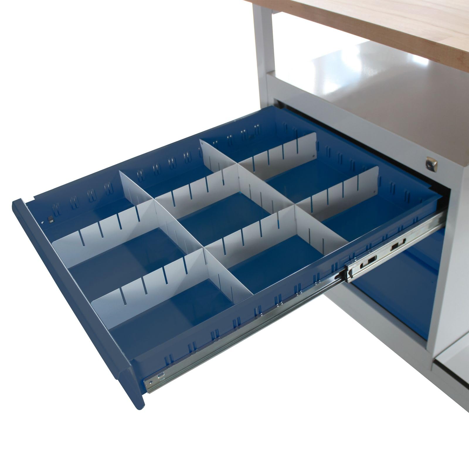 ADB Tischwagen Etagenwagen Eko 3 SL L1300xB600xH850mm RAL7035/7016 bis 300 kg belastbar fahrbar mit Rollen Transportwagen Materialwagen hergestellt in der EU