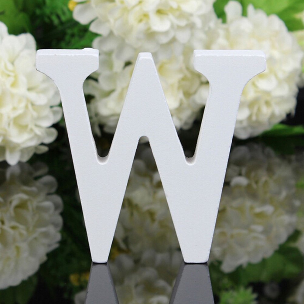 Freeas Decorative Wooden Alphabet Wall Letters, 26 Pieces, Hight: 8cm/3" (W) โ image 1