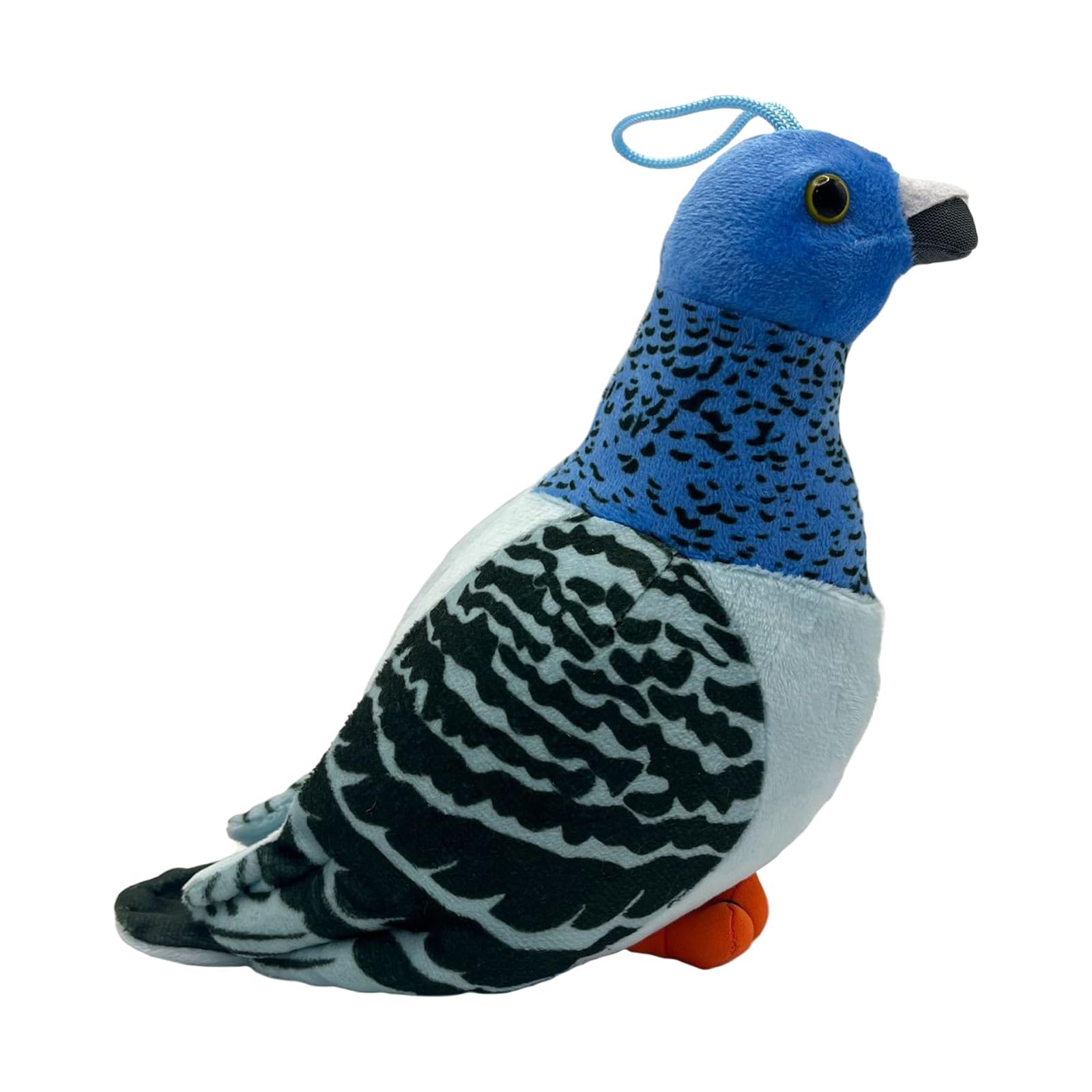 ZhuXIXILiang Pigeon Plush Toy Pigeon Plush Doll Simulation Dove Toy Realistic Plush Fluffy Cute Pigeon Soft and Cute (Blue)